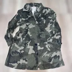 DENIMDUNGAREE120迷彩柄リネントレンチミリタリージャケットカモフラ