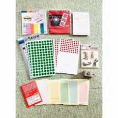 カラフルドットシール・メモシールセット