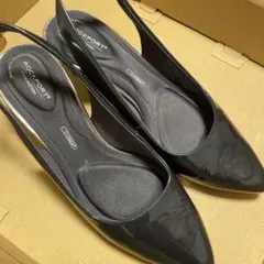 ROCKPORT 25㎝　ネイビー スリングバックヒール