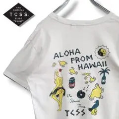 TCSS ティーシーエスエス ALOHA Tシャツ 半袖 ホワイト