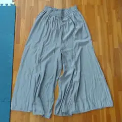 グローバルワーク　グレー ガウチョパンツ 　 Ｌサイズ