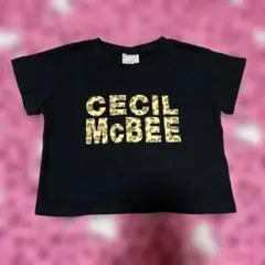 CECIL Mc BEE 半袖Tシャツ 80 ヒョウ柄 ギャル