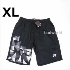 新品/XL/ヨネックス/黒/最新海外モデル/ハーフパンツ/ショートパンツ/13