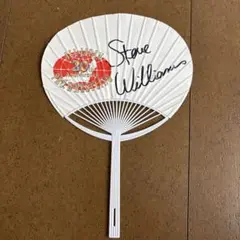 スティーブ・ウィリアムス　サイン入りうちわ