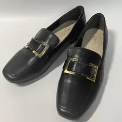 【極美品】OFUON ローファー 24cm 軽量 ブラック