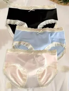 3枚セット　　セクシーレーストリムブリーフ　まとめ売り