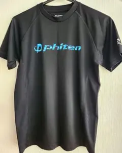 phiten ブラック Tシャツ Sサイズ