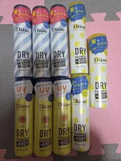 【ダイアン】ドライシャンプー　40g×9本セット 　持ち歩き用