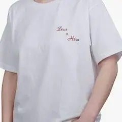 【Zeus＆Hera】Tシャツ　ユニセックス　Sサイズ　白