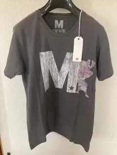【新品Tシャツ】ONE PIECEワンピースのチョッパーとMエムのロゴ グレー