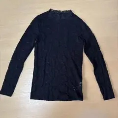 Ray BEAMS 黒 レース 長袖トップス