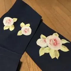 着物 帯 お花