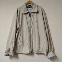 トミーヒルフィガー ブルゾン サイズXL オフホワイト メンズ