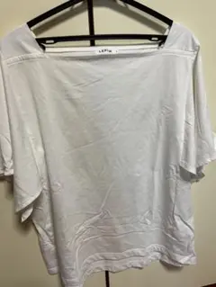 LEPSIM オフショルダー Tシャツ ホワイト