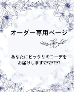 オーダー専用です╰(*´︶`*)╯♡