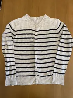 無印良品　リネン カーディガン