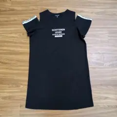 肩出しワンピース　黒　150cm♪