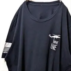 ナインライン 英字ロゴ Tシャツ ブラック 黒 古着