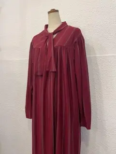 古着 used ヴィンテージ ストライプ柄ワンピース
