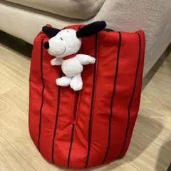スヌーピー プレミアムハウスティッシュボックスカバー 赤
