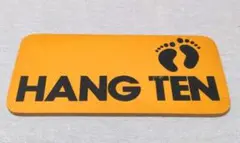 HANG TEN 木製ロゴプレート 非売品