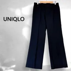 UNIQLO ユニクロ スラックス M 黒 ウエスト64cm