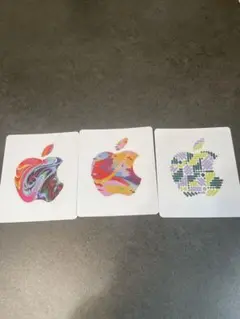 Appleロゴ ステッカー 3枚セット