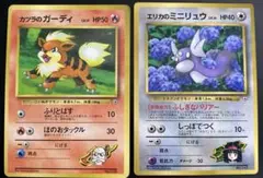 カツラのガーディ、エリカのミニリュウ コロコロコミック付録