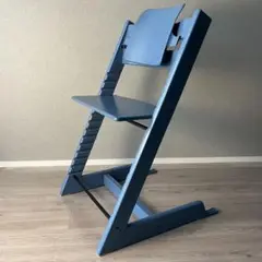 ストッケ　トリップトラップ　ブルー　シリアルナンバー3 STOKKE 背もたれ