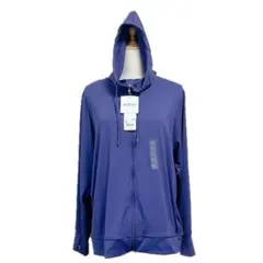 【未使用】UNIQLO ユニクロ エアリズム フルジップパーカー 青紫 3XL