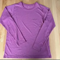 【美品】mont-bell WIC.ロングスリーブT Sサイズ