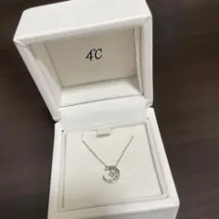 4℃(K10ホワイトゴールド ネックレス)