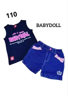 女の子　ショートパンツ　ノースリーブ　110 ベビードール　まとめ売り