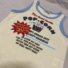 新品未使用　　PERFECT KIDS ポップコーン タンクトップ 110