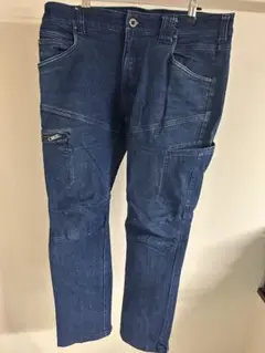 FieldCore ブルー カーゴパンツ　ワークマン　Ｌ