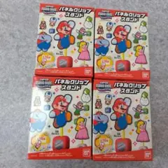 スーパーマリオブラザーズ ワンダー パネルクリップスタンド　マリオ　4個セット