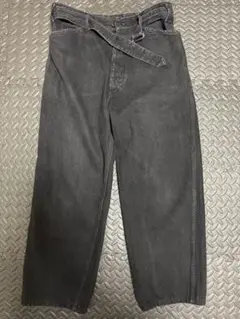 COMOLI ベルテッドデニム ブラック 23ss サイズ1