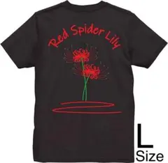 彼岸花Tシャツ赤Lサイズ