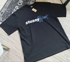 stussy ブラック Tシャツ