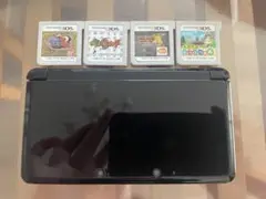 ニンテンドー3DS ブラック + ゲーム4本セット 別売り可能