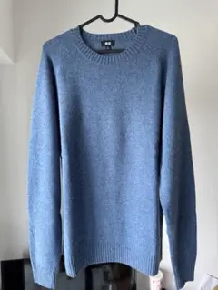 UNIQLO 全新品 紳士 ラムクルーネックセーター