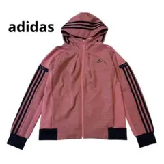 adidas アディダス ジップアップパーカー トレーニングウェア L ピンク