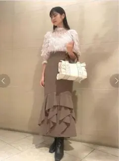 snidel ヘムフリルマーメイドスカート　サイズ1 新品
