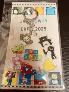 新商品　大阪関西万博2025 ミャクミャク JRキャラ アクリルキーホルダー新品