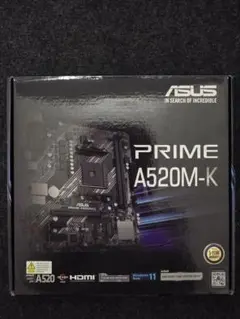 【未使用に近い】ASUS PRIME A520M-K マザーボード