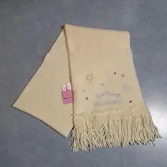 ビジュー付き刺繍入りマフラー