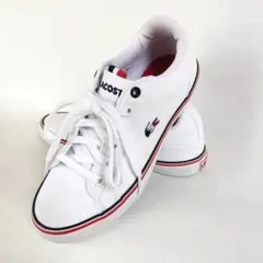 美品 ★ LACOSTE トリコロールカラー スニーカー 22.5cm US5