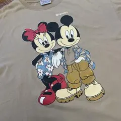 ミッキー＆ミニー 両面プリント Tシャツ Branson