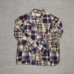★ WHIZ LIMITED ★ ウィズ パッチワークシャツ L ネルシャツ ②