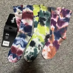 Stussy タイダイ柄 ソックス靴下 3足セット
